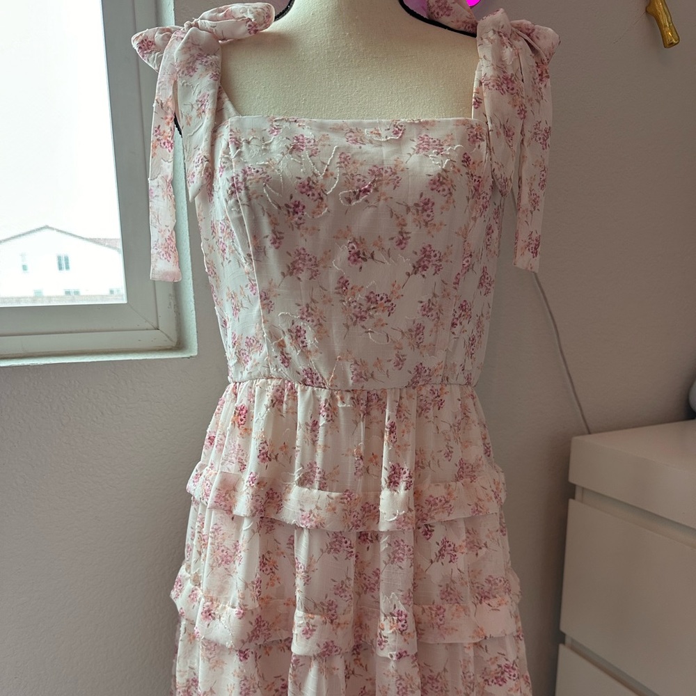 Trixxi Floral Juniors Mini Dress - Picture 2 of 9